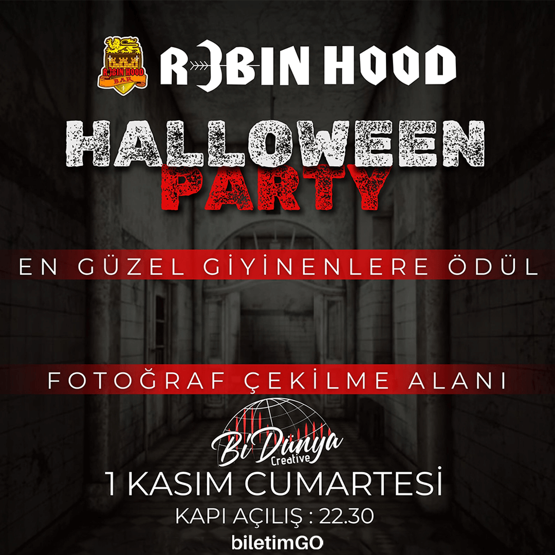 Halloween Party - Robin Hood Club Alanya