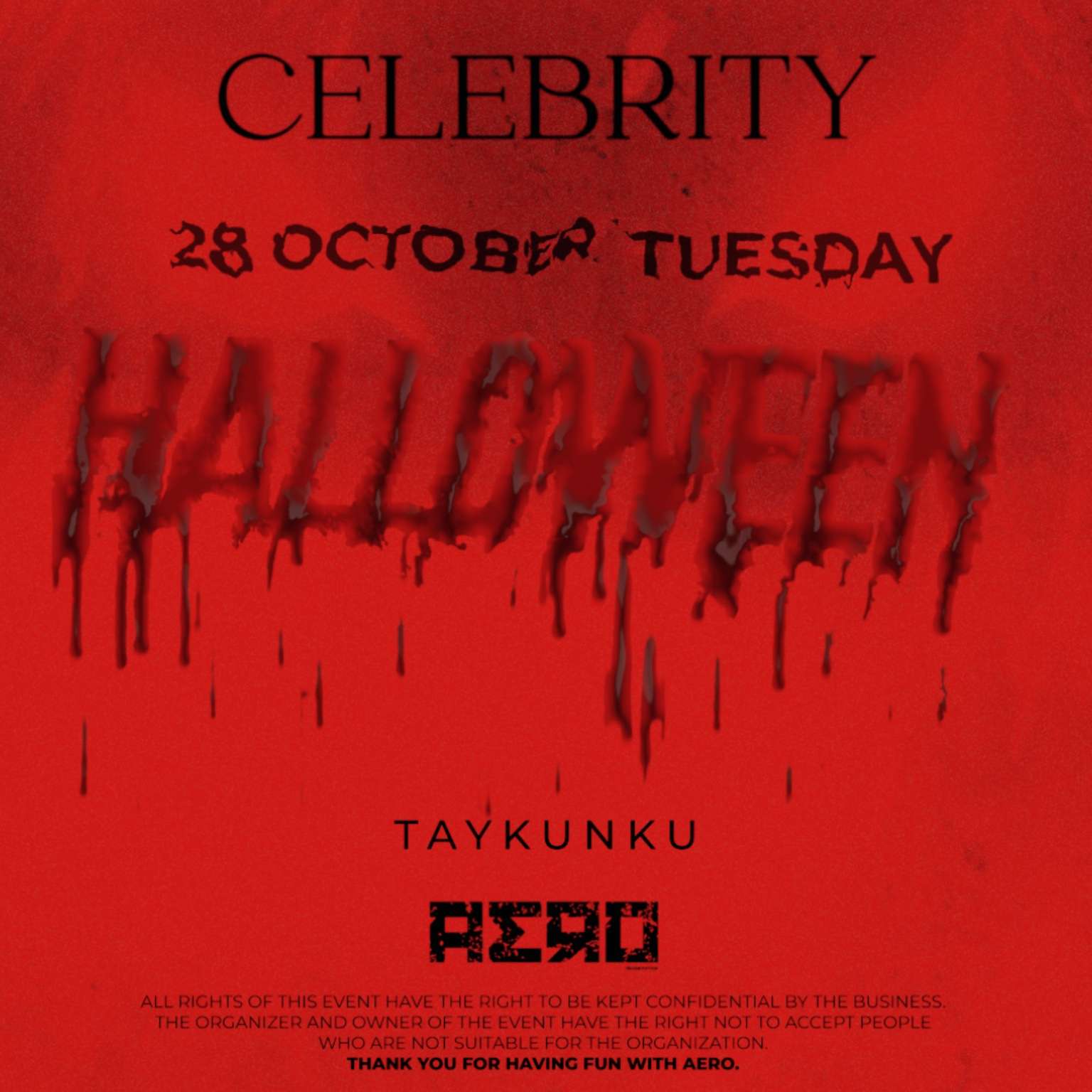 Halloween Party - Etiler