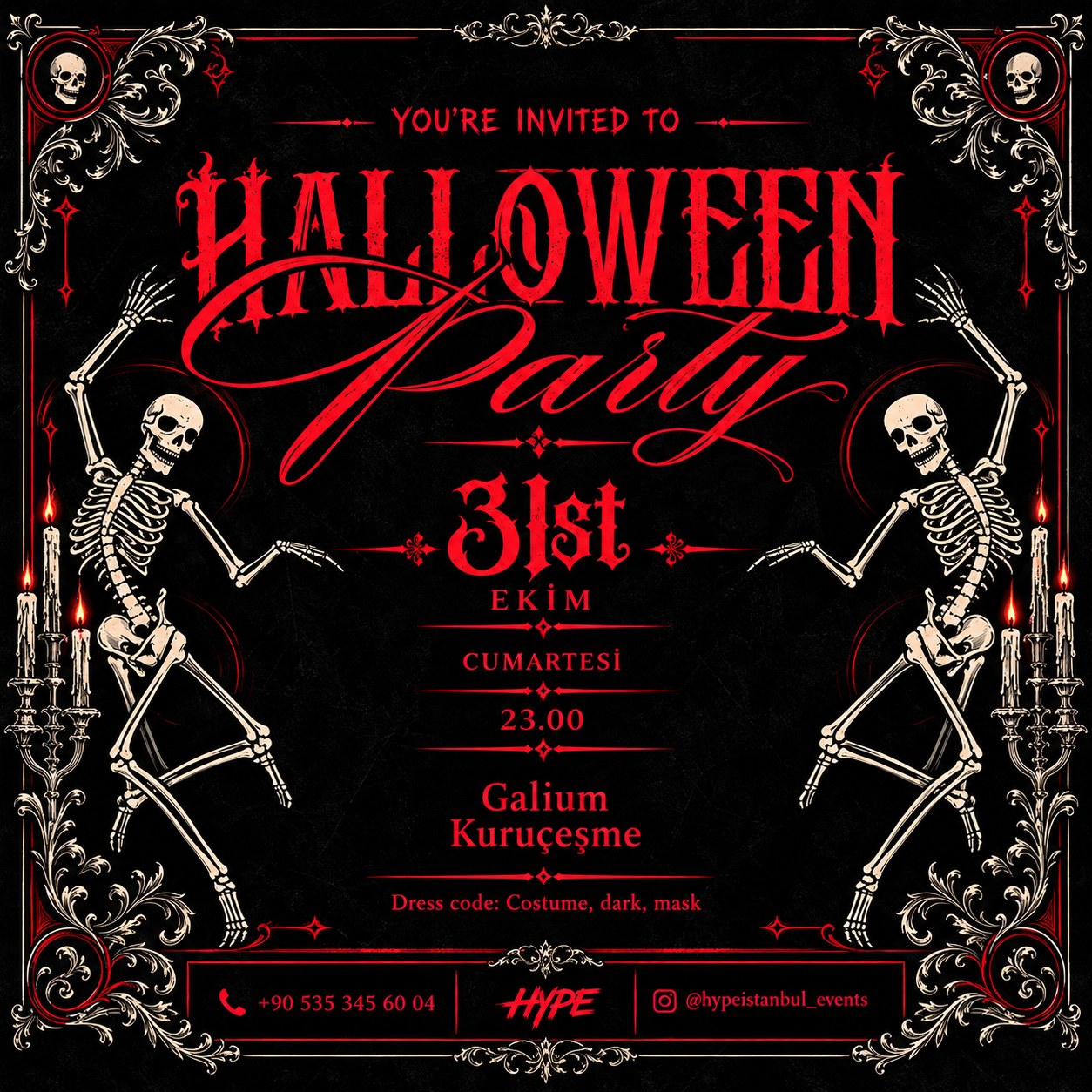 Halloween Party | Galium Kuruçeşme | 31 Ekim