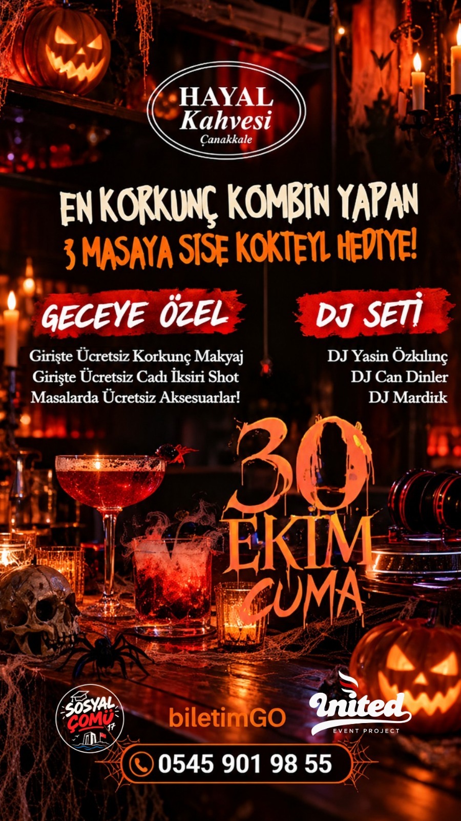 Halloween Party / Hayal Kahvesi Çanakkale