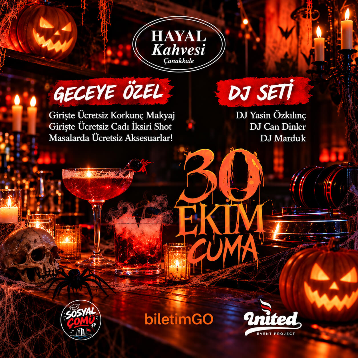 Halloween Party / Hayal Kahvesi Çanakkale