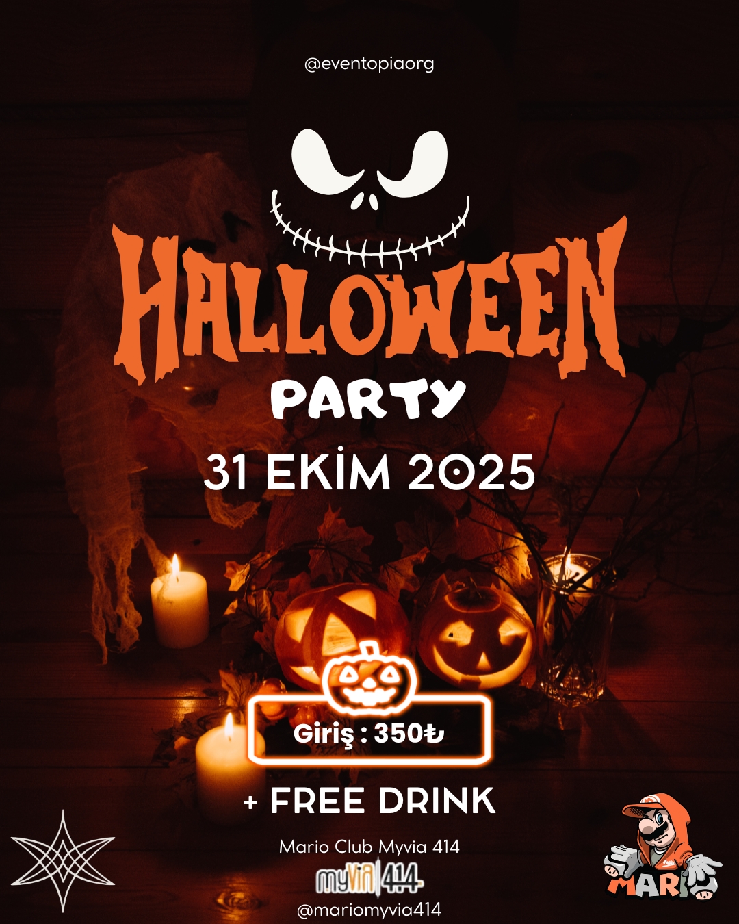 Halloween Party Mario Myvia414