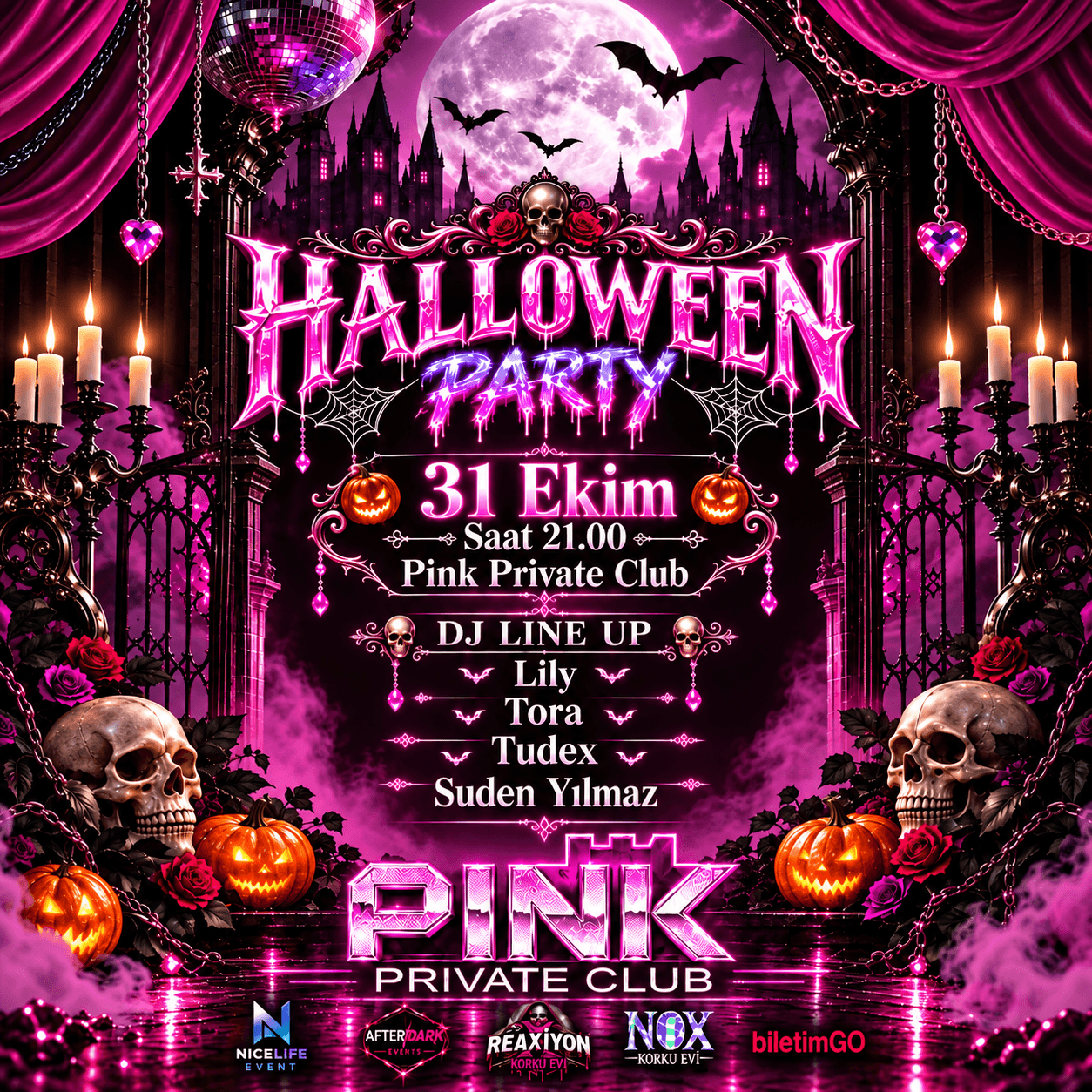 Halloween Party - Pink Private Club