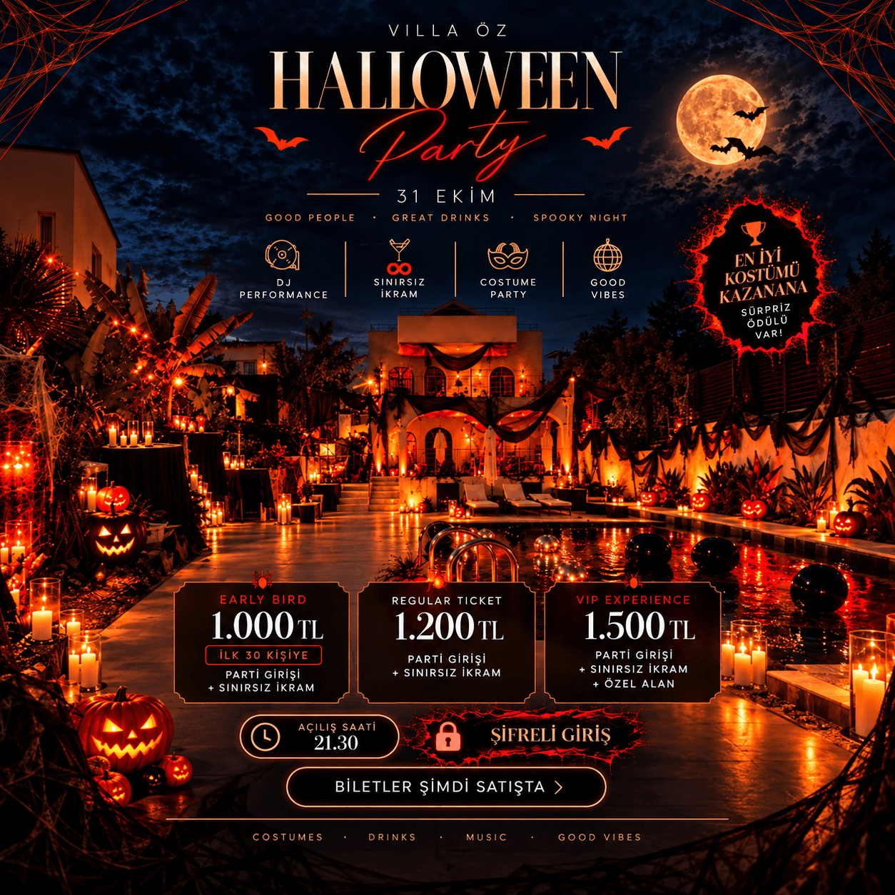 Halloween Party - Villa Öz