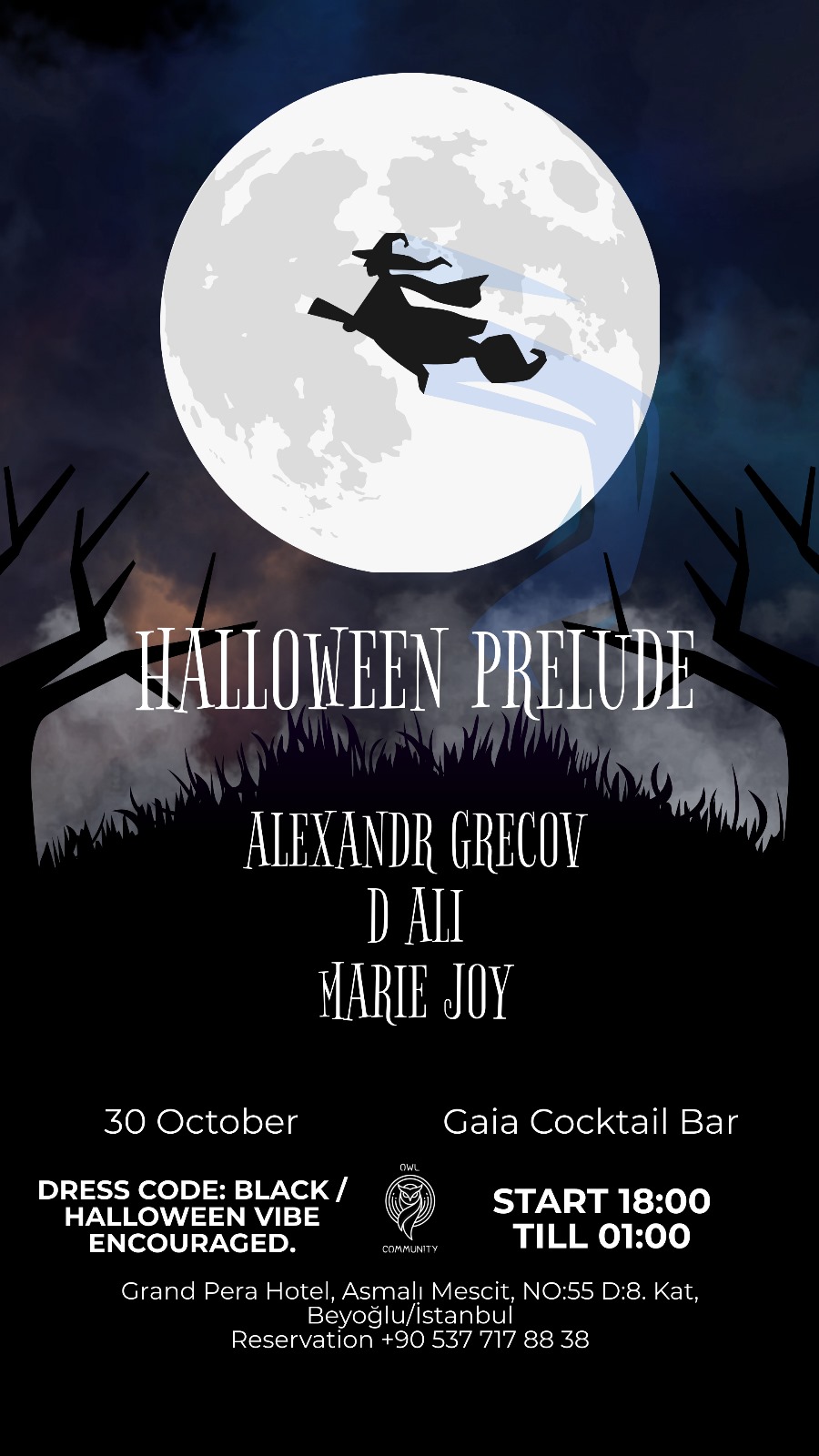 Halloween Prelude / Gaia Cocktail Bar