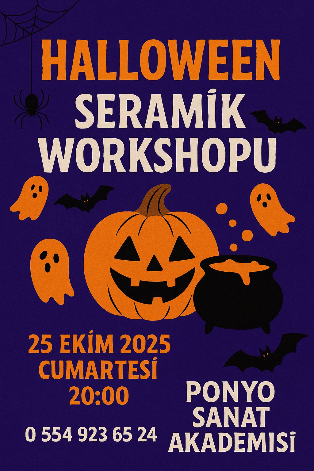 Halloween Seramik Workshopu
