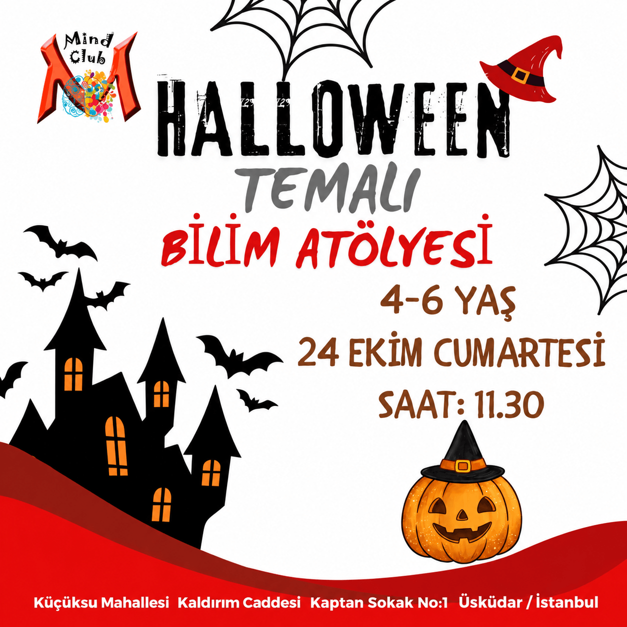 Halloween Temalı Bilim Atölyesi