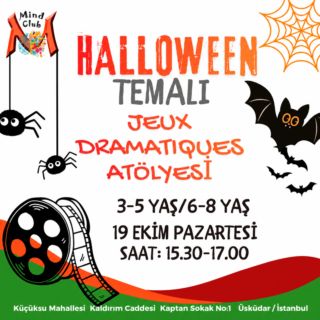 Halloween Temalı Jeux Dramatiques Atölyesi