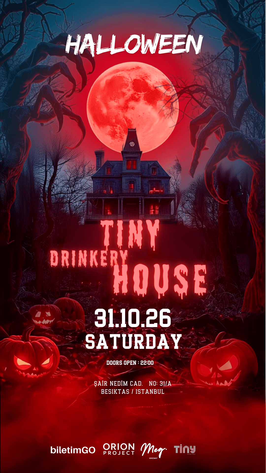 HALLOWEEN TINY DRINKERY HOUSE
