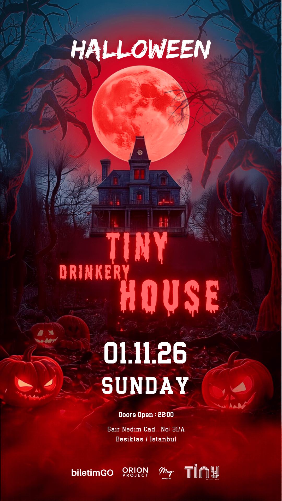 HALLOWEEN TINY DRINKERY HOUSE