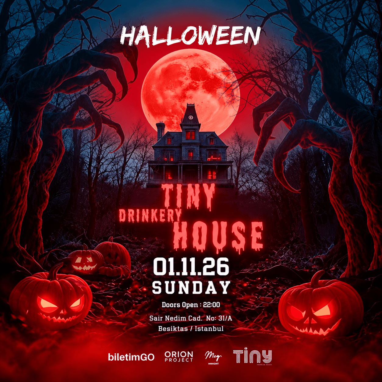 HALLOWEEN TINY DRINKERY HOUSE