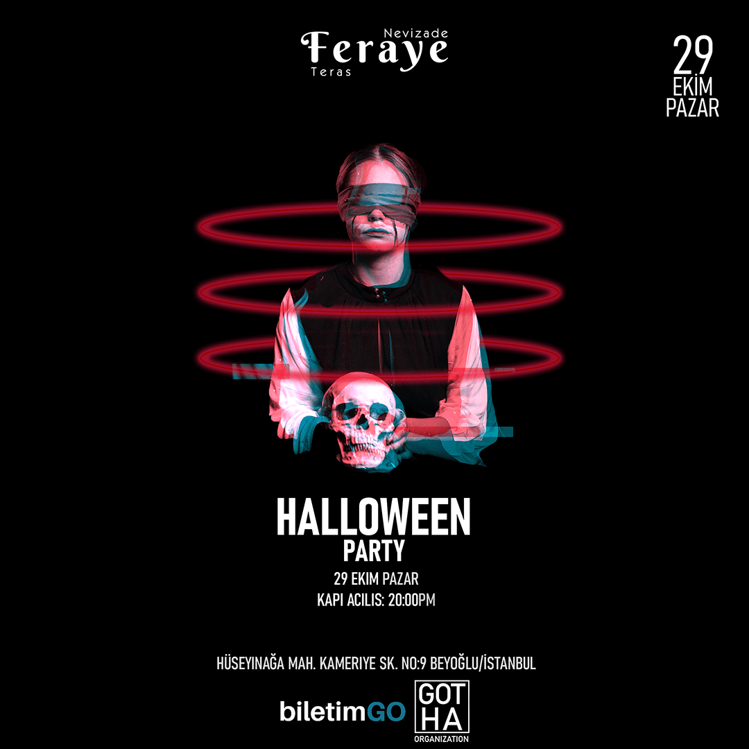 Halloween Party | 29 Ekim Pazar | GOTHA Organization