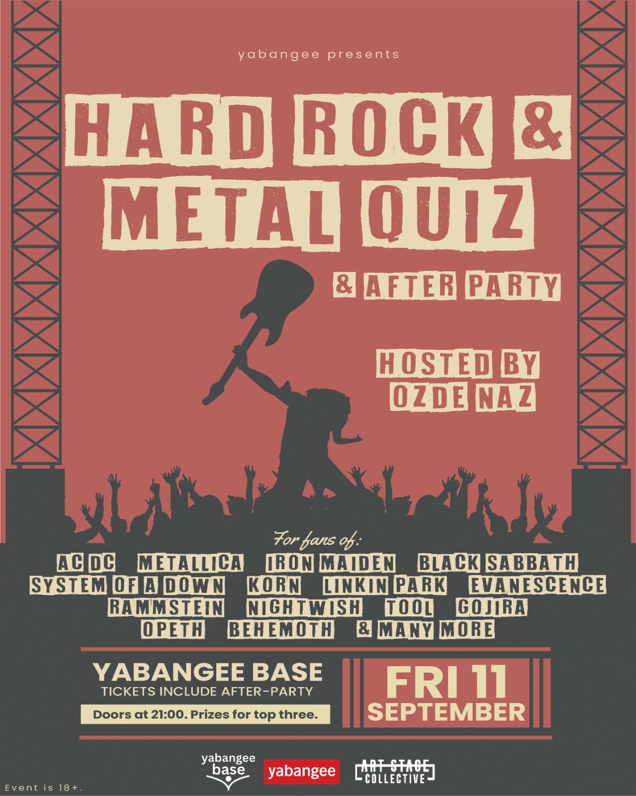Hard Rock & Metal Quiz Night (with After-Party)