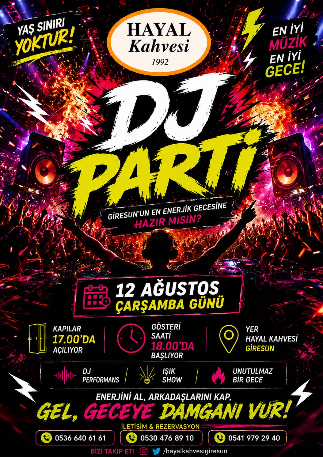 HAYAL KAHVESİ DJ PARTİSİ