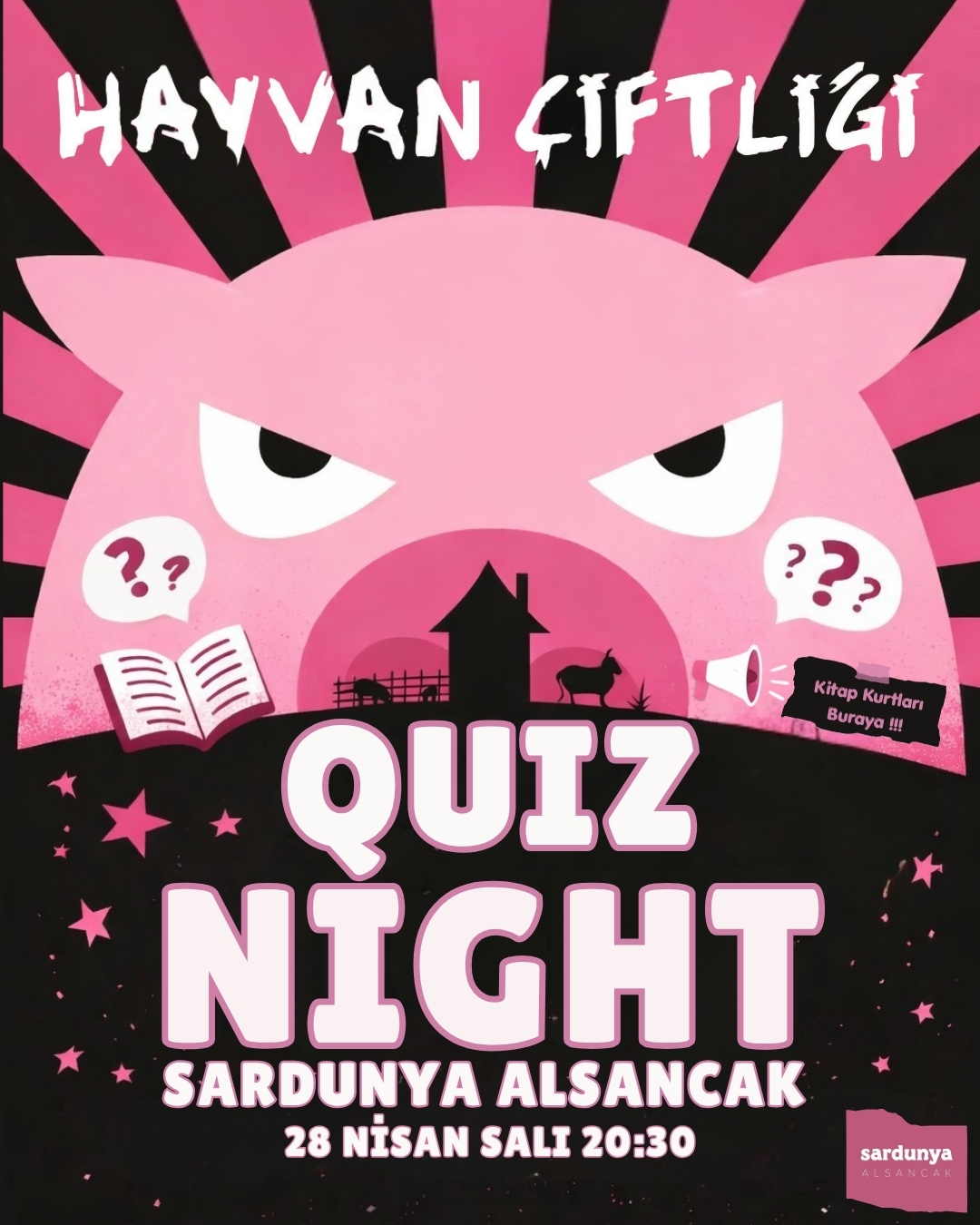 Hayvan Çiftliği Kitap Quiz Night