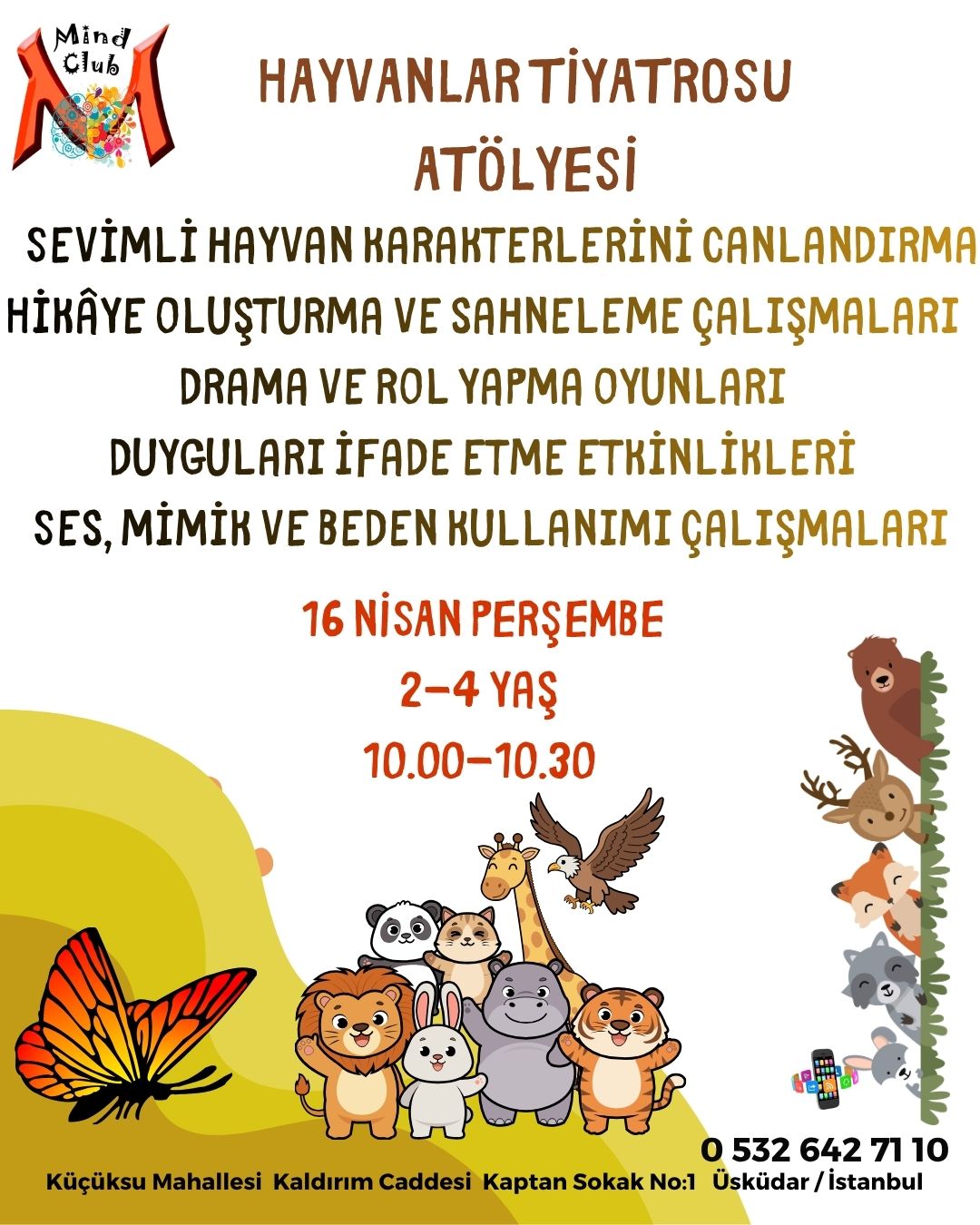 Hayvanlar Tiyatrosu Atölyesi