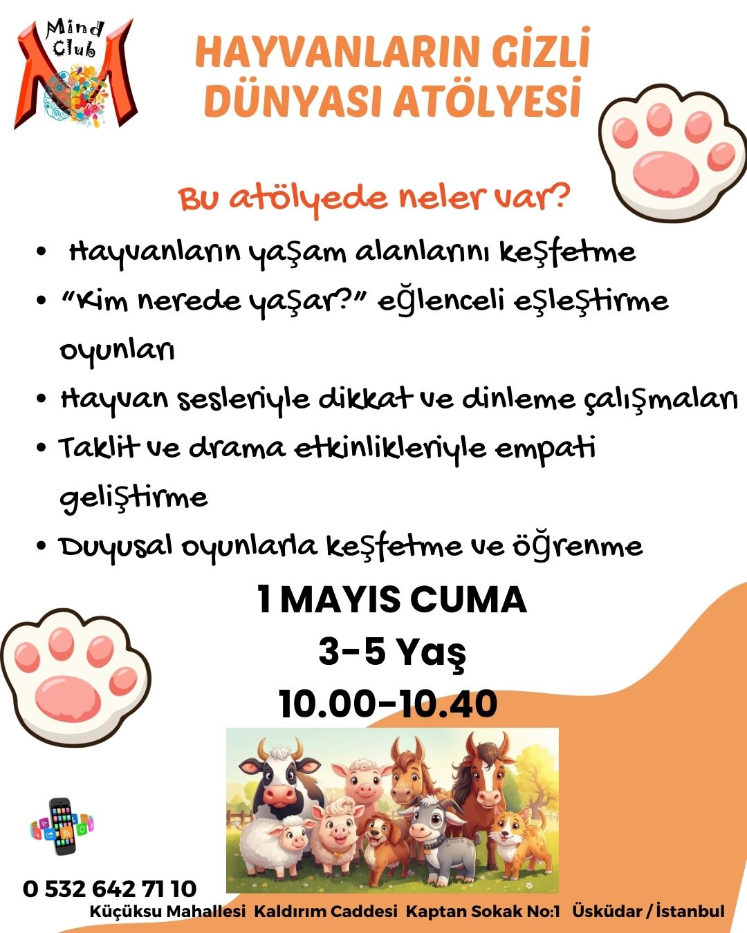 Hayvanların Gizli Dünyası Atölyesi