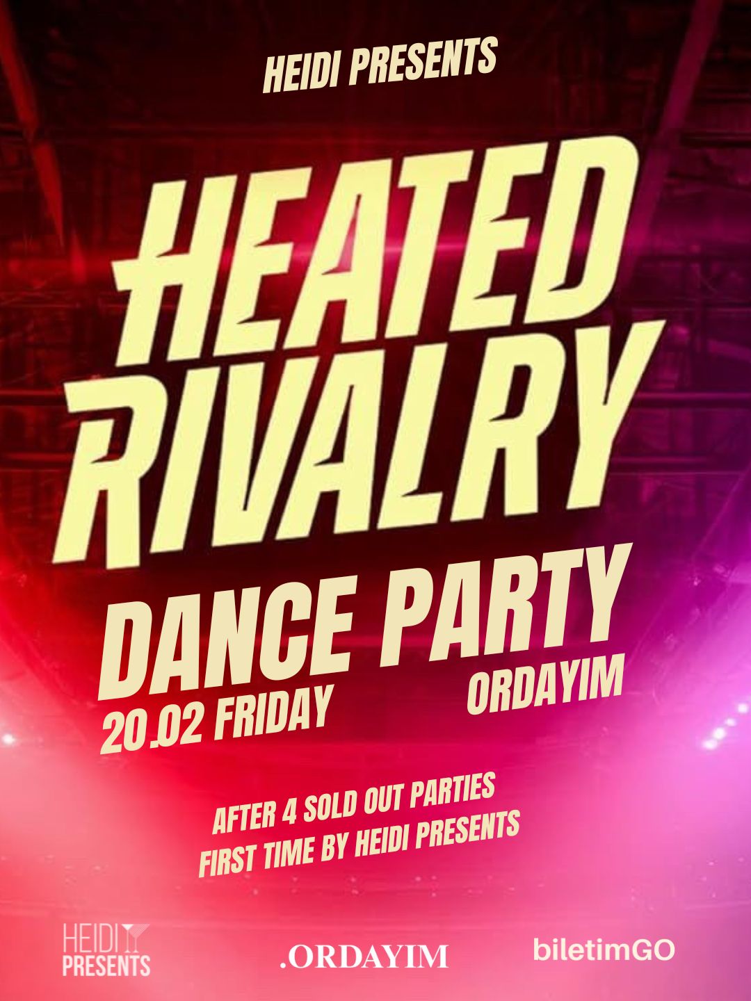 HEATED RIVALRY DANCE PARTY (20 ŞUBAT İSTANBUL)