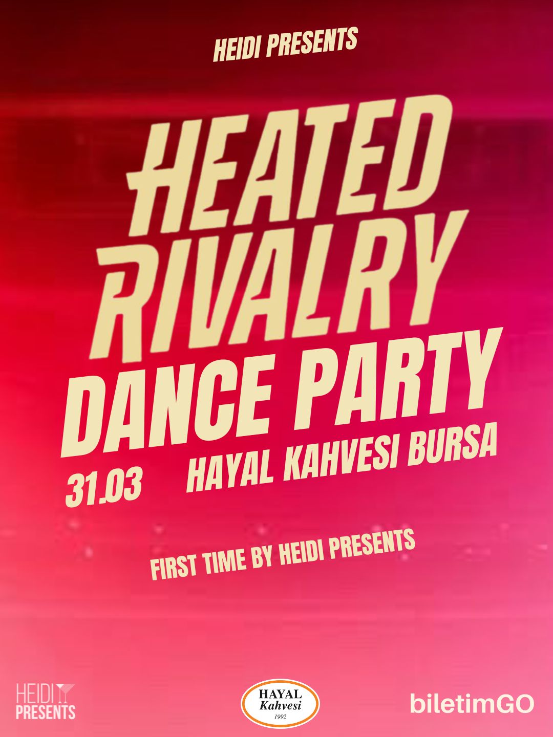 HEATED RIVALRY DANCE PARTY (31 MART BURSA))
