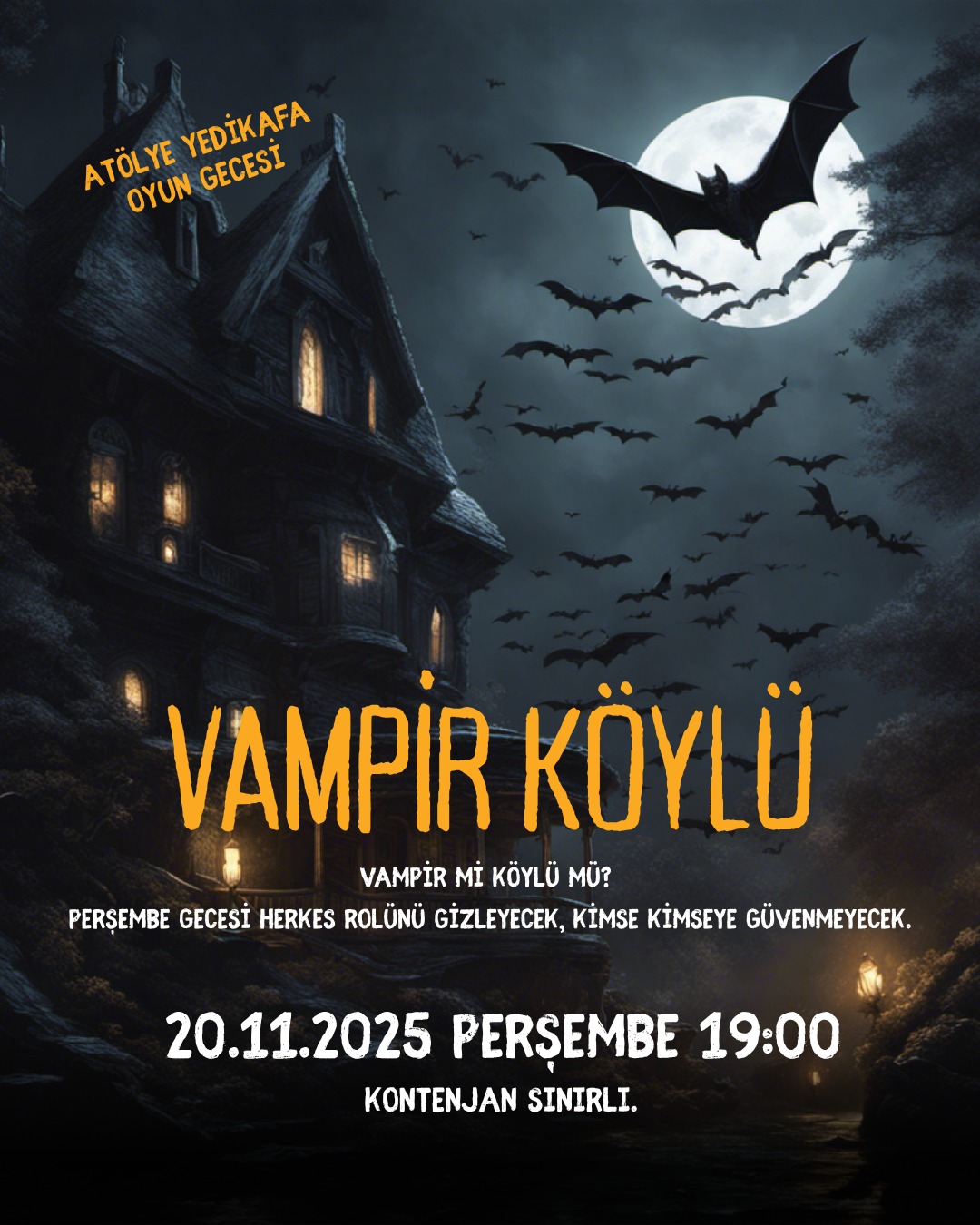 Homoludens oyun gecesi- vampir köylü