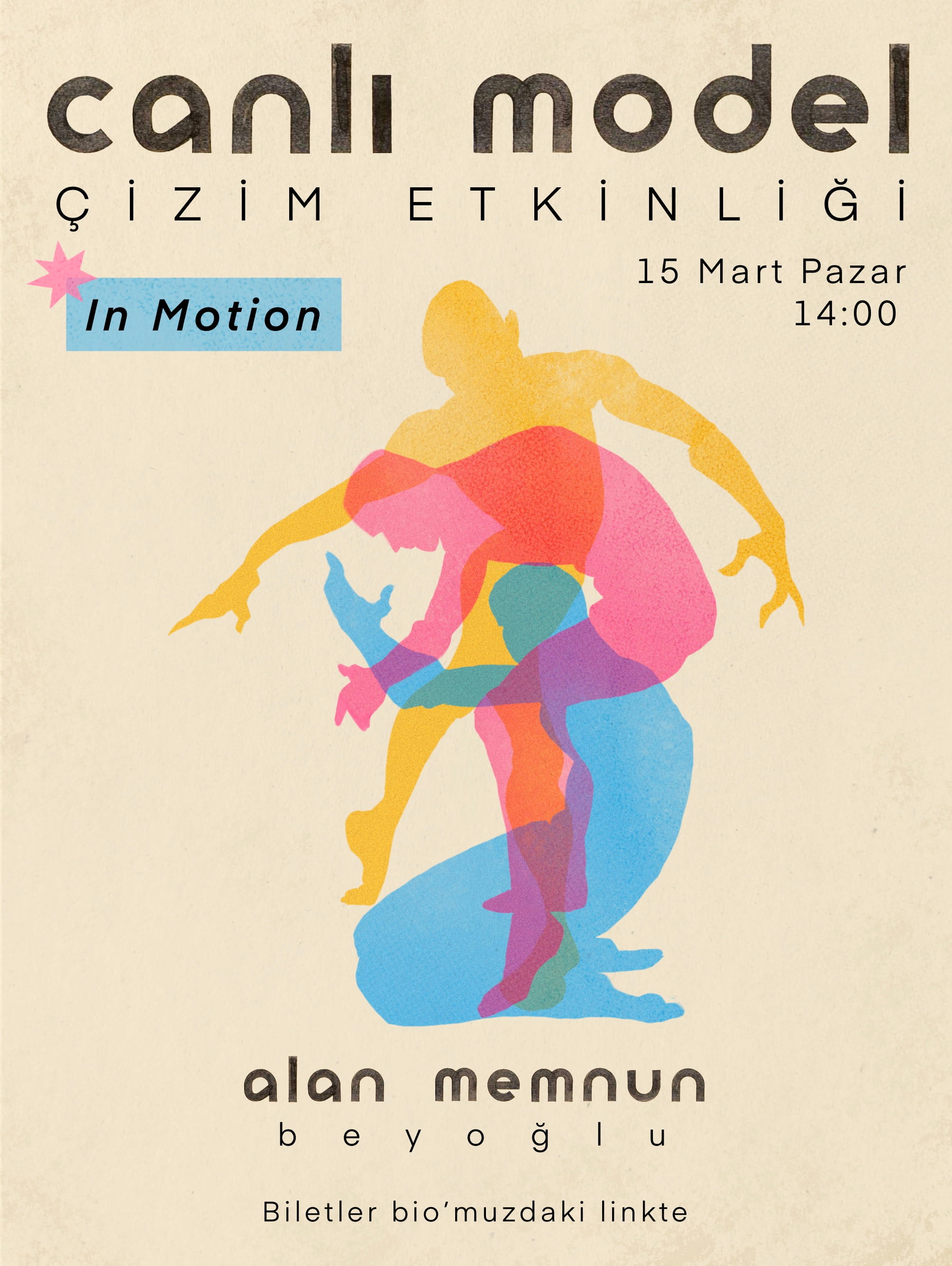 IAC ile Canlı Model Çizim Etkinliği - In Motion!