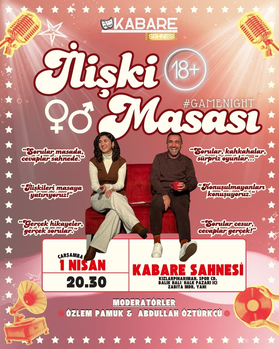 İlişki Masası | Özlem & Abdullah| Alanya Kabare Sahnesi