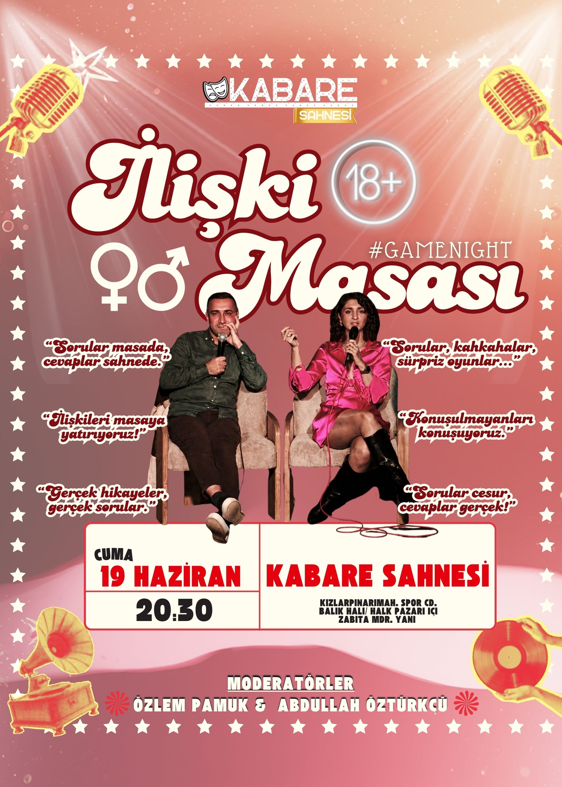İlişki Masası | Özlem & Abdullah| Alanya Kabare Sahnesi