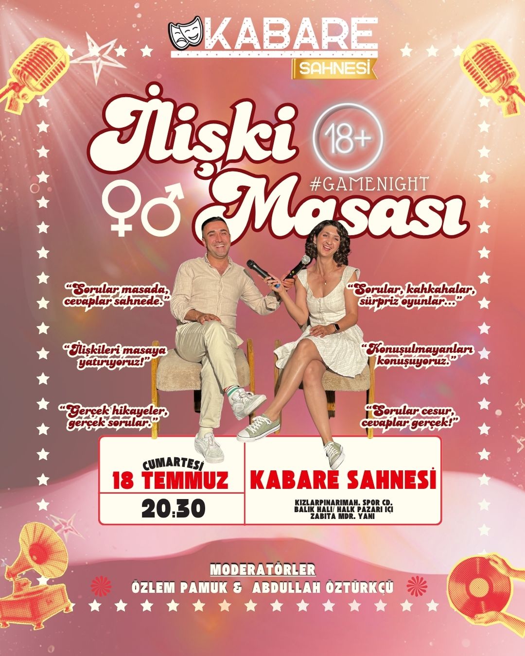 İlişki Masası | Özlem & Abdullah| Alanya Kabare Sahnesi