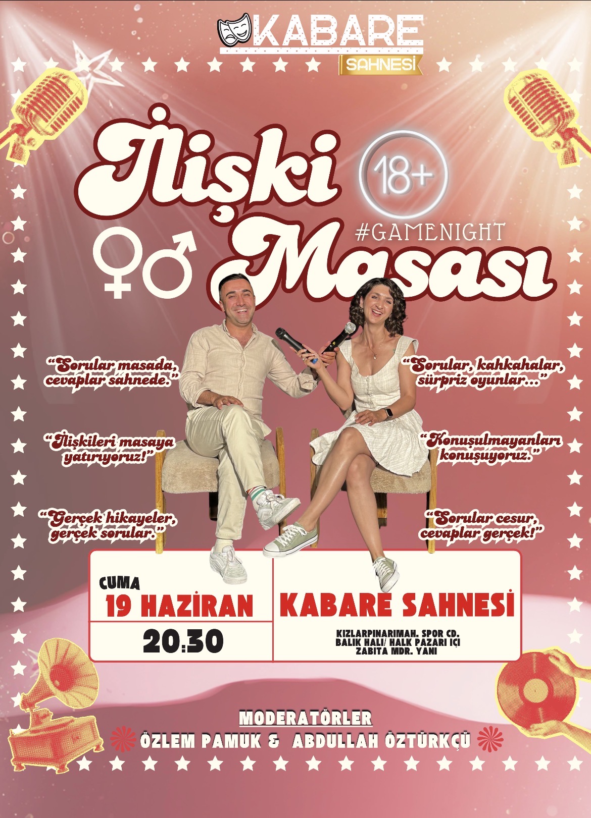 İlişki Masası | Özlem & Abdullah| Alanya Kabare Sahnesi