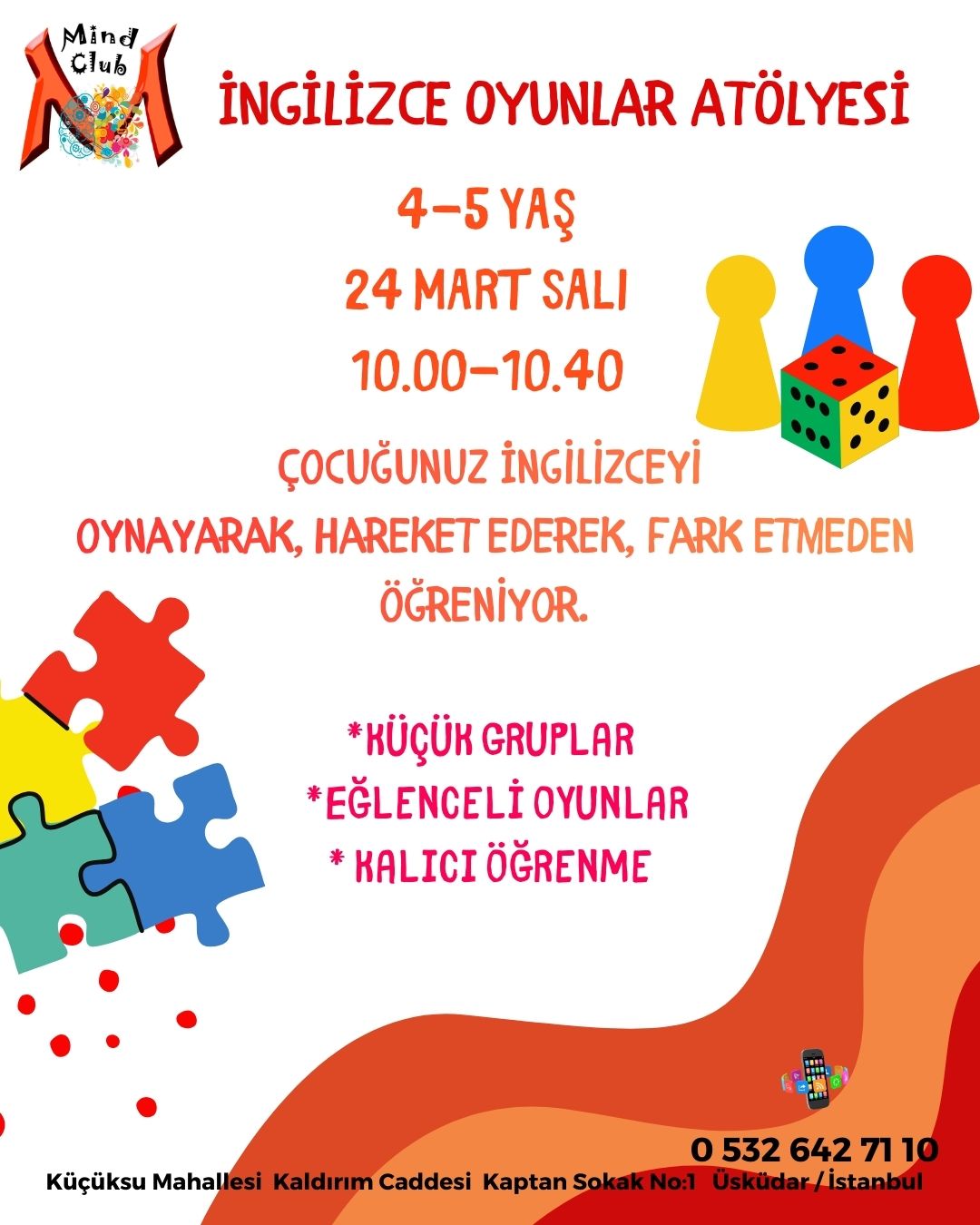 İngilizce Oyunlar Atölyesi