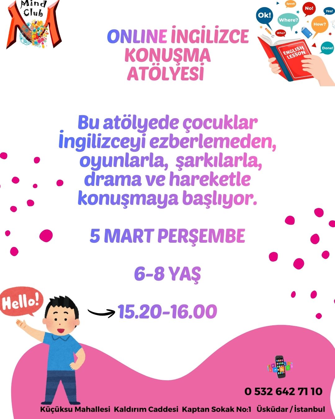 İngilizce Konuşma Atölyesi