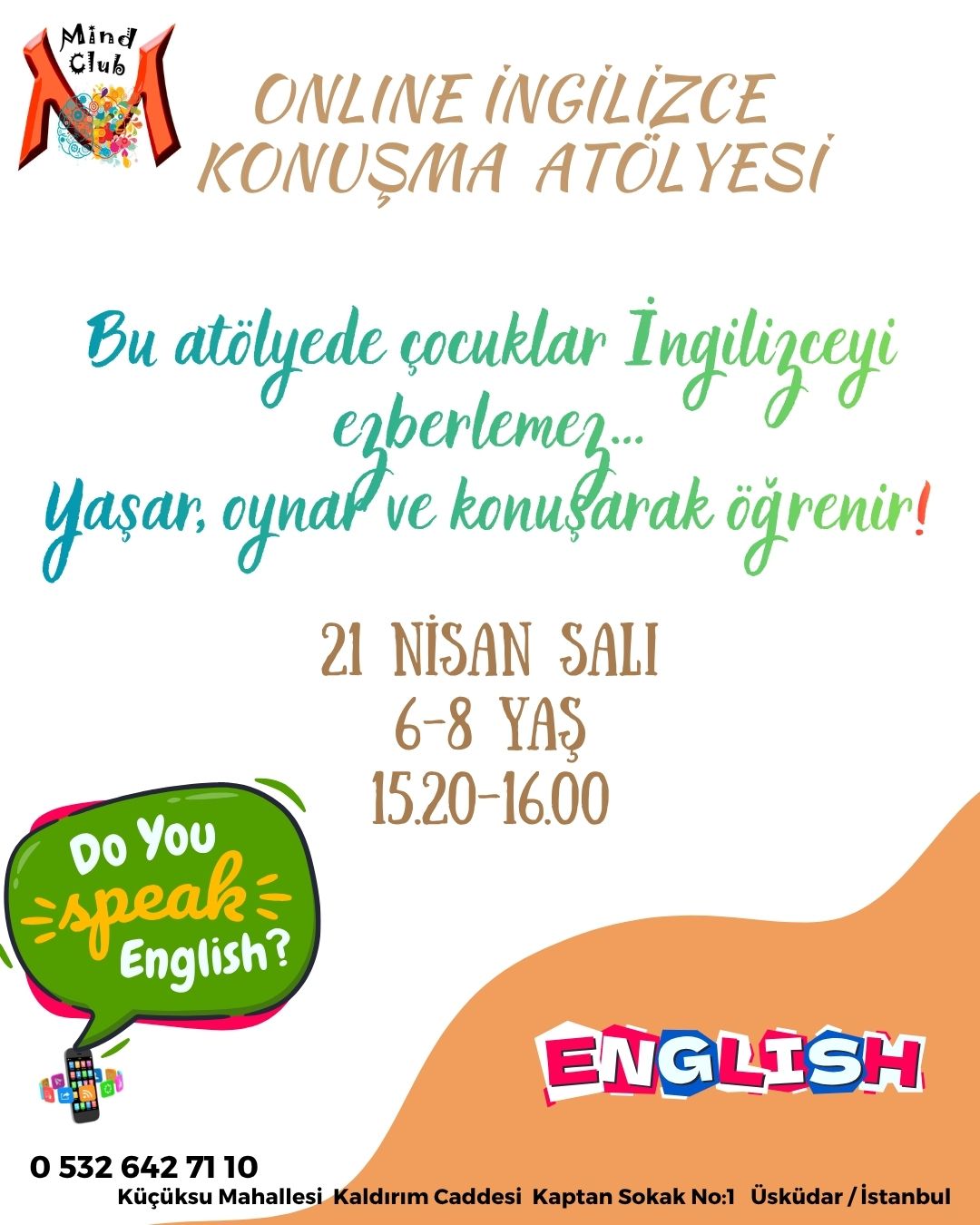 İngilizce Konuşma Atölyesi