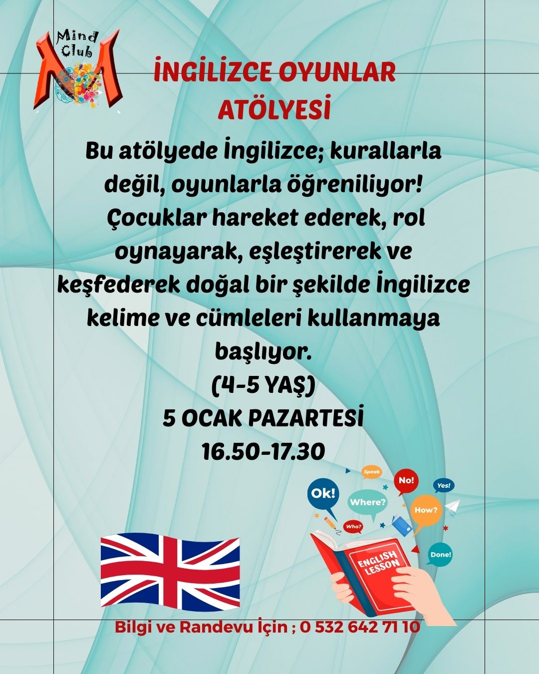 İngilizce Oyunlar Atölyesi