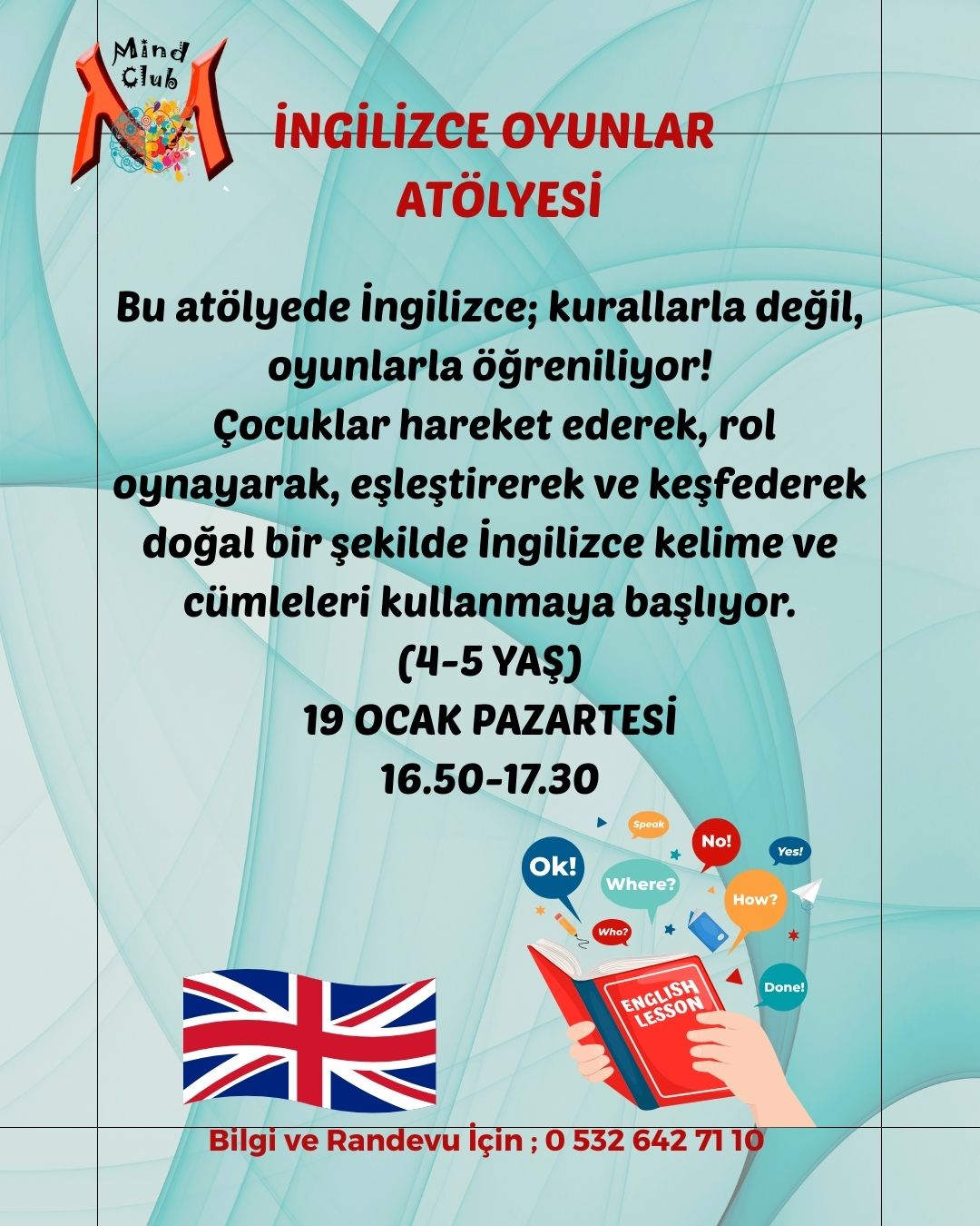 İngilizce Oyunlar Atölyesi