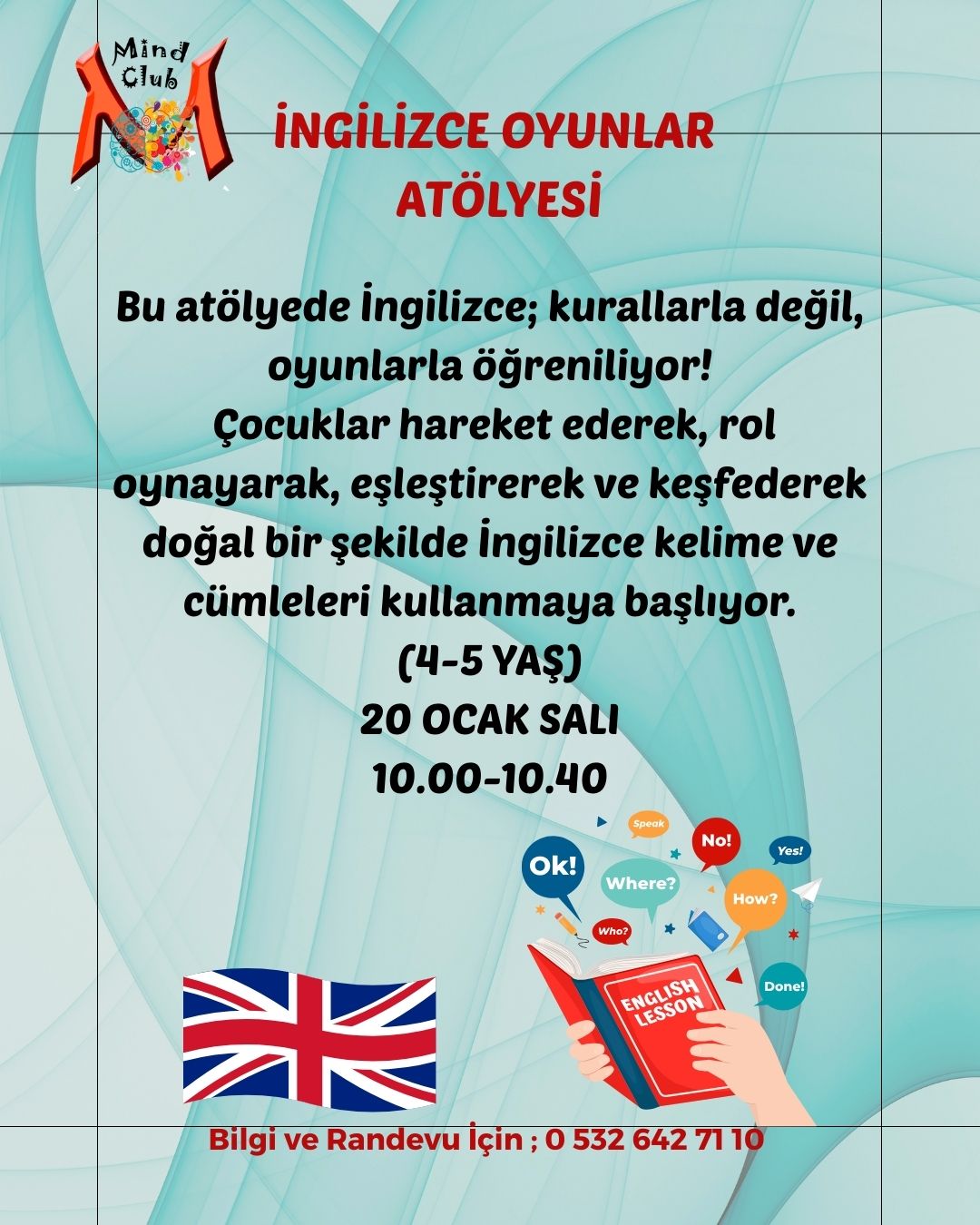 İngilizce Oyunlar Atölyesi