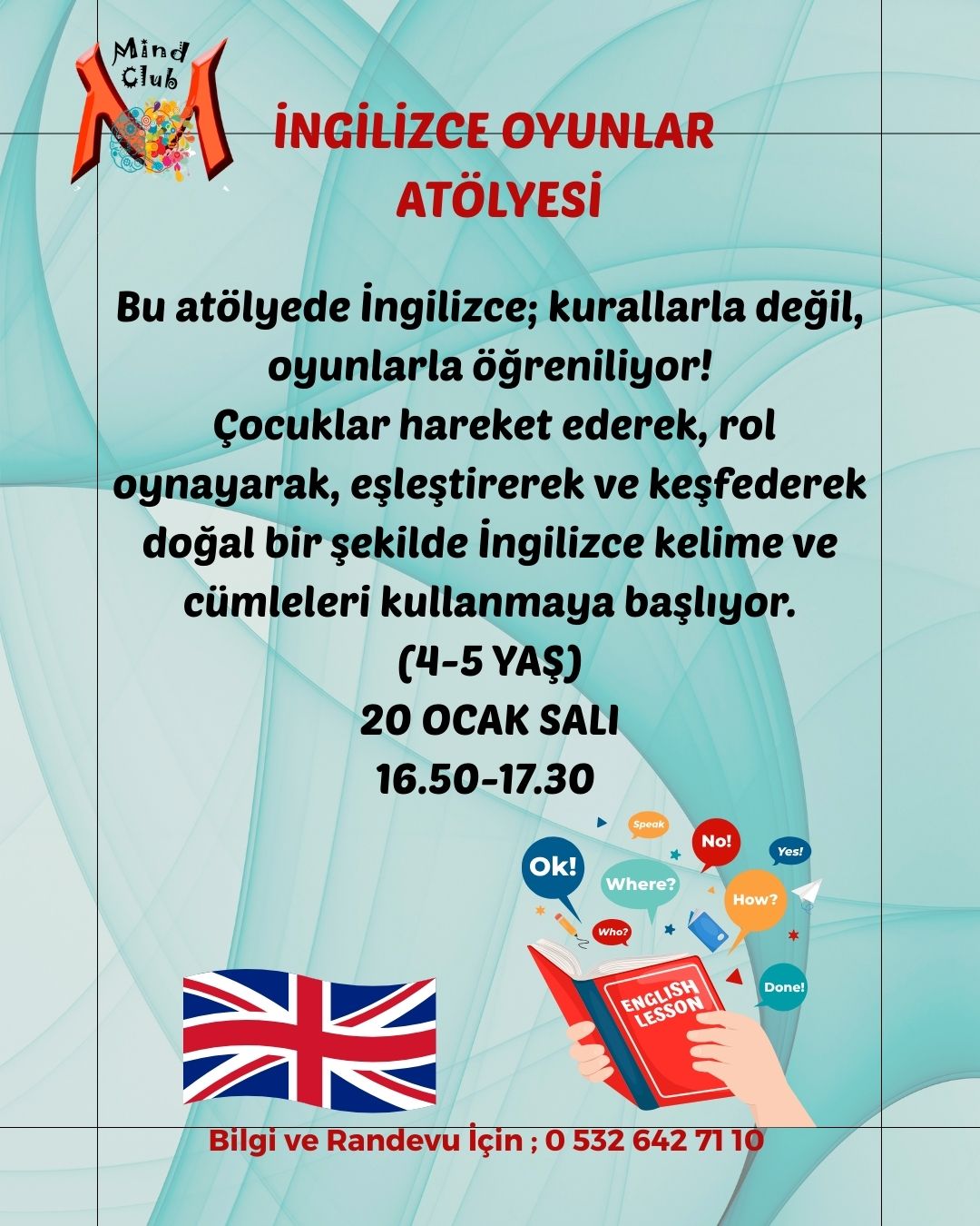 İngilizce Oyunlar Atölyesi