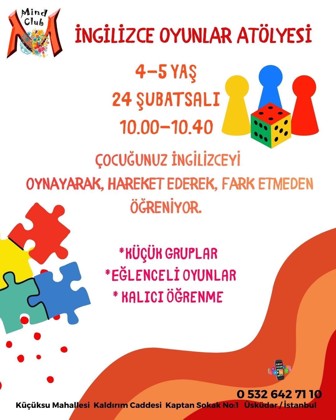 İngilizce Oyunlar Atölyesi