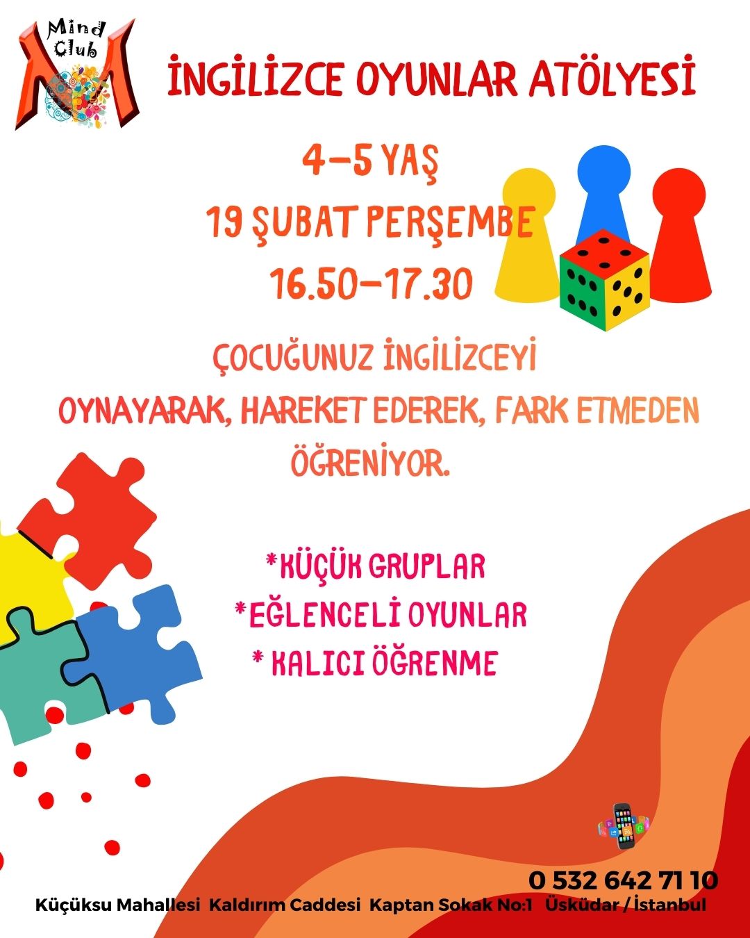 İngilizce Oyunlar Atölyesi