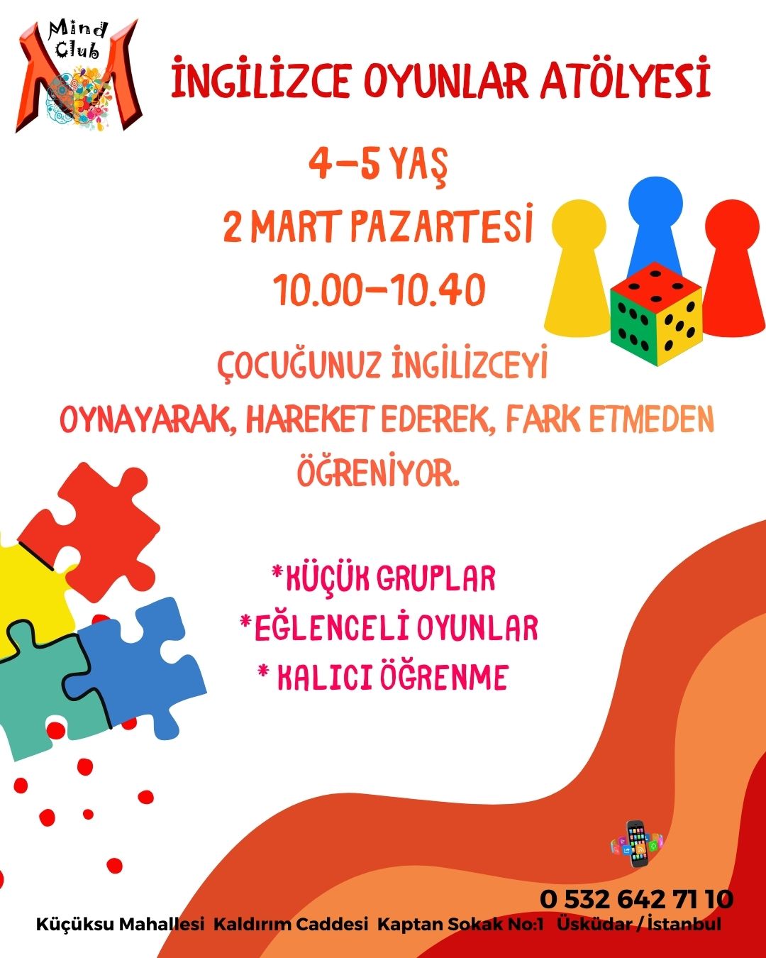 İngilizce Oyunlar Atölyesi
