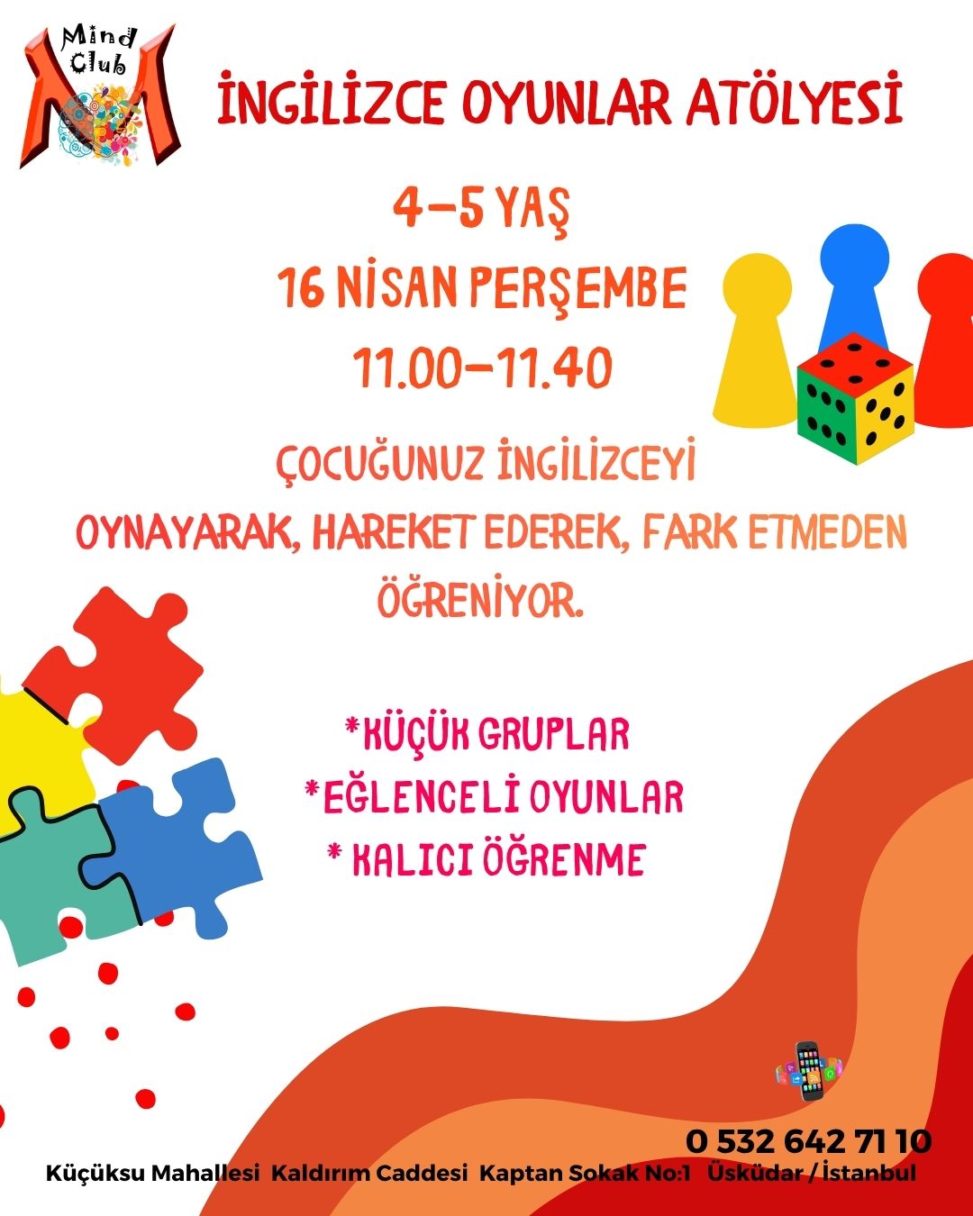 İngilizce Oyunlar Atölyesi