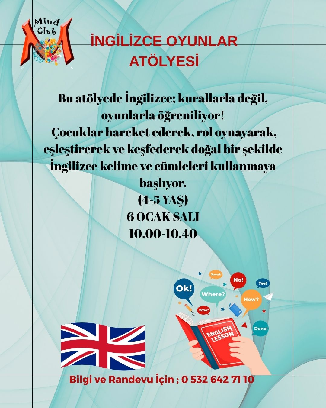 İngilizce Oyunlar Atölyesi