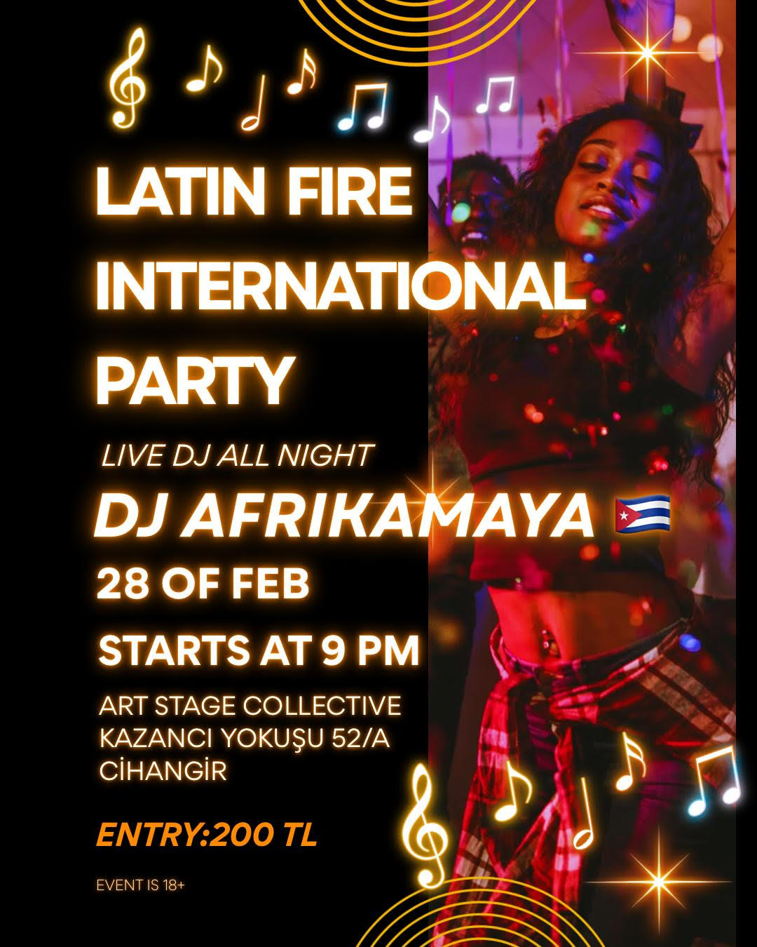 INTERNATIONAL LATIN GLOW PARTY