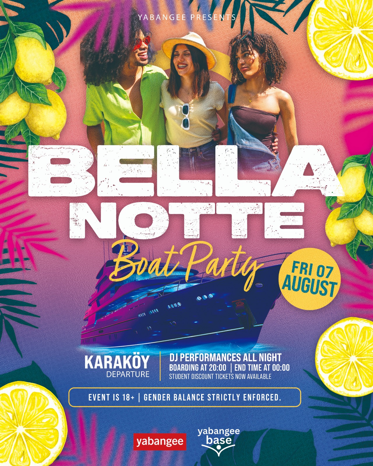 Bella Notte Boat Party