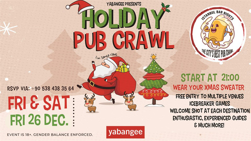 Istanbul Bar Nights - Friday Holiday Pub Crawl