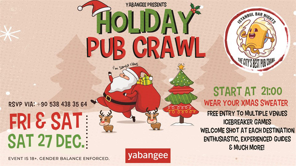 Istanbul Bar Nights - Saturday Holiday Pub Crawl
