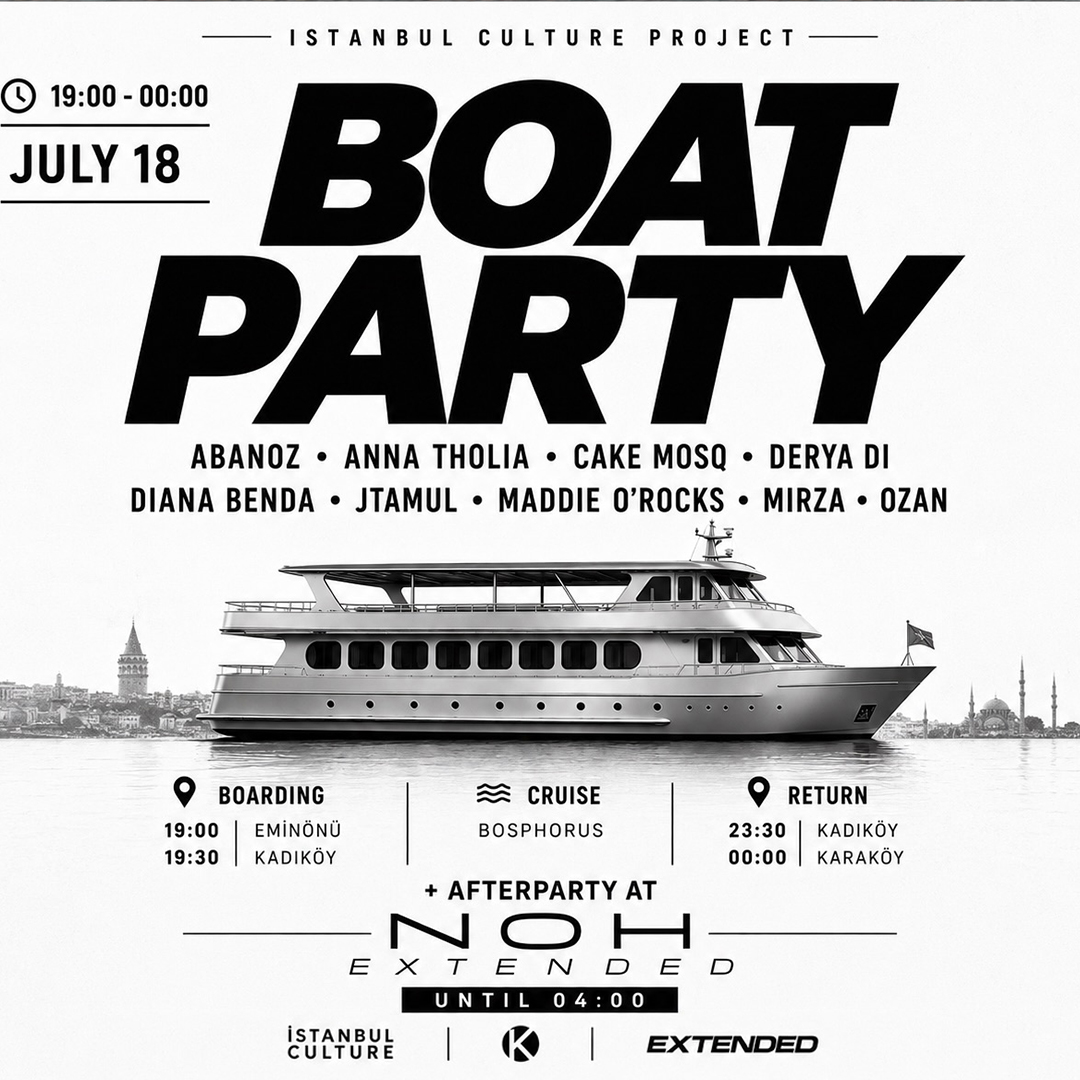 İstanbul Culture Boat Party Series