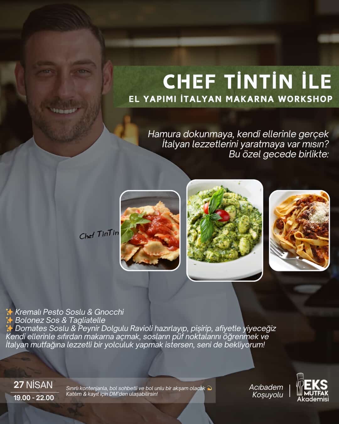 İtalyan Makarna Workshop