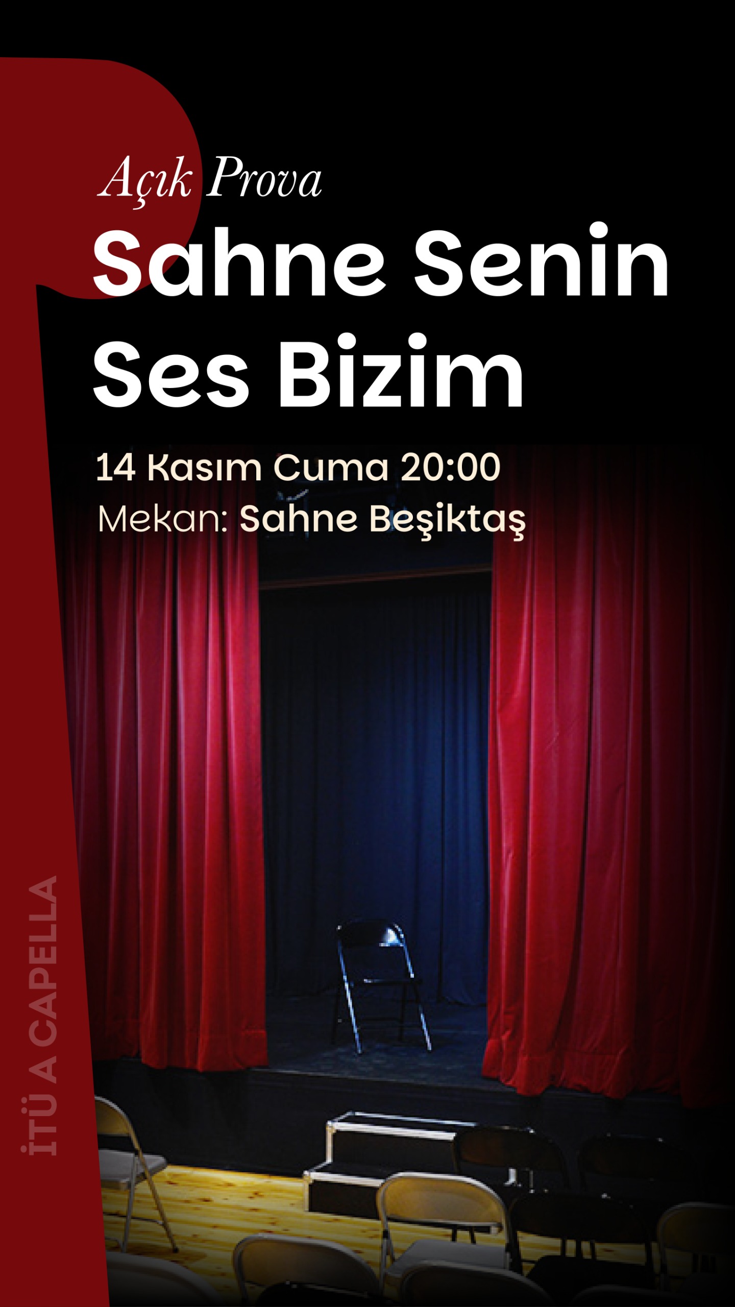 İTÜ A Capella Açık Prova - Sahne Senin Ses Bizim