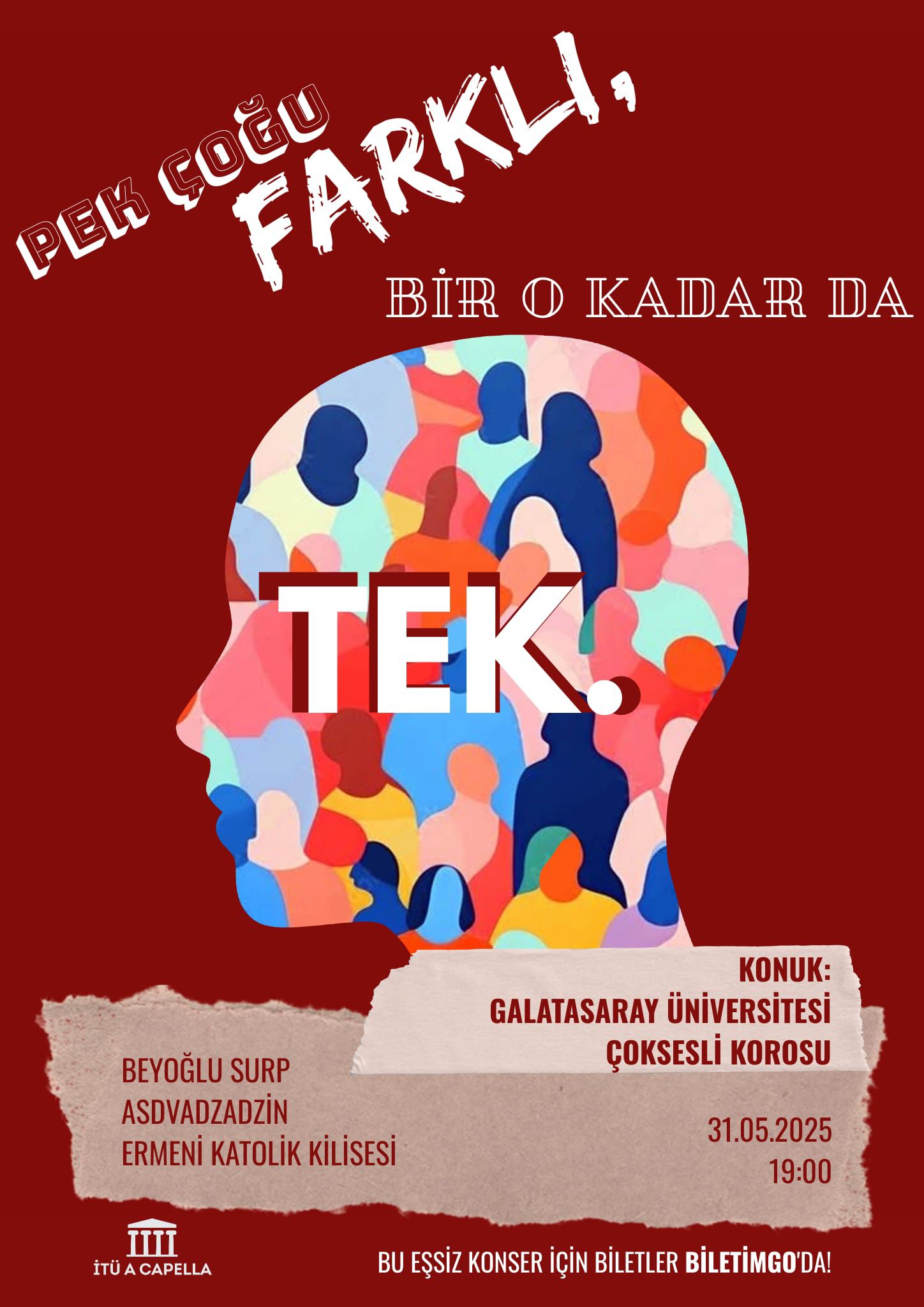 İTÜ A Capella Sezon Kapanış Konseri - Pek Çoğu Farklı, Bir O Kadar Da Tek