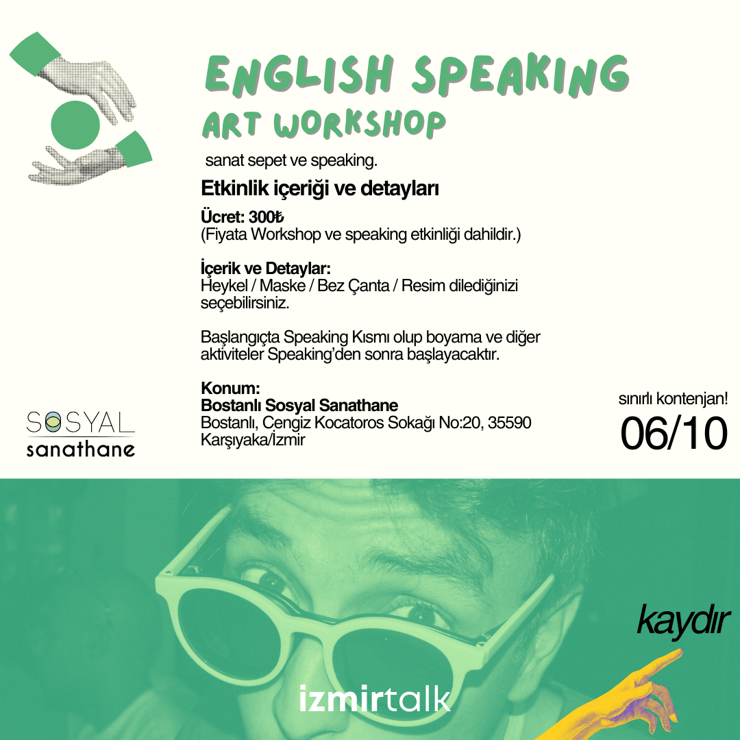 izmirtalk Art Workshop & Speaking Event